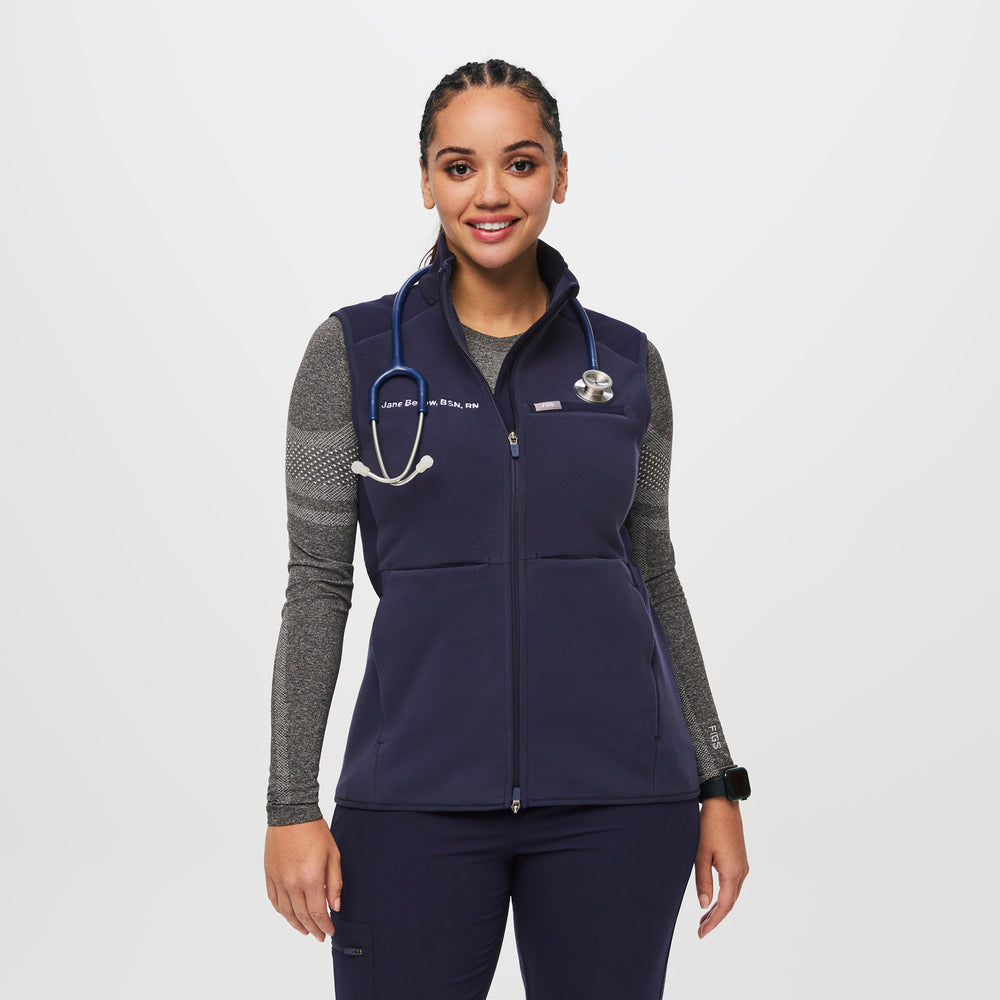 Women's Navy On-Shift™ - Fleece Vest