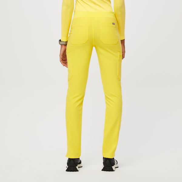 women's Lifesaver Yellow Yola™ - Petite Skinny Scrub Pants 2.0
