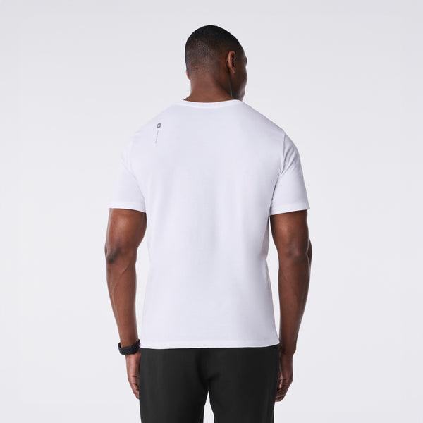 men's White Podiatrist Supersoft - Shortsleeve Underscrub