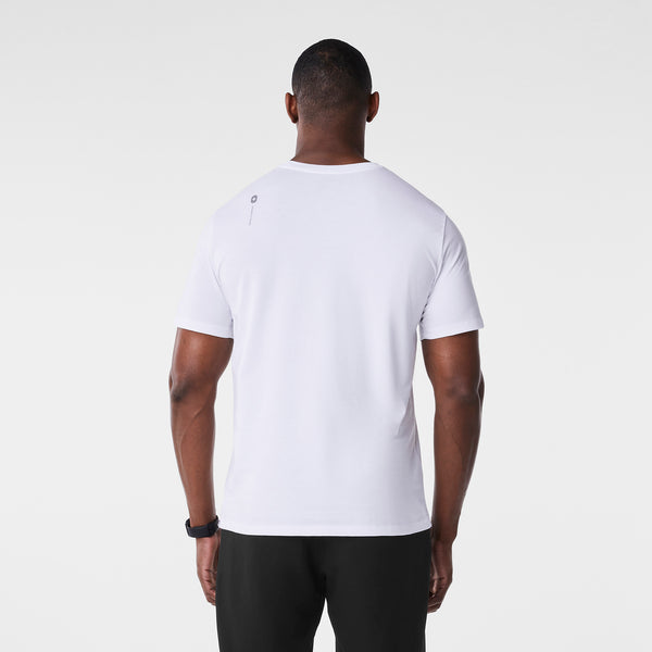 Men's Optic White Healthcare is Human - Short-Sleeve Graphic Tee