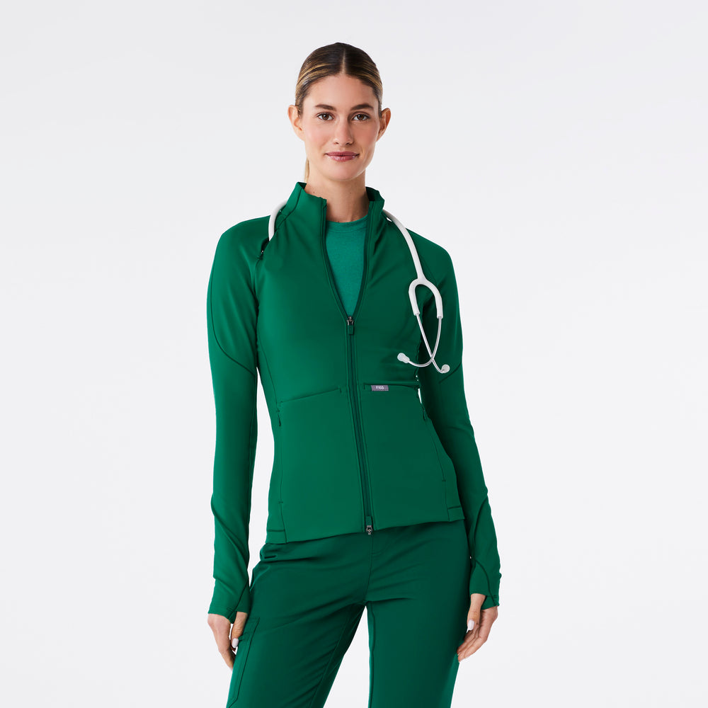 women's Hunter Green On-Shift ContourKnit™ Jacket