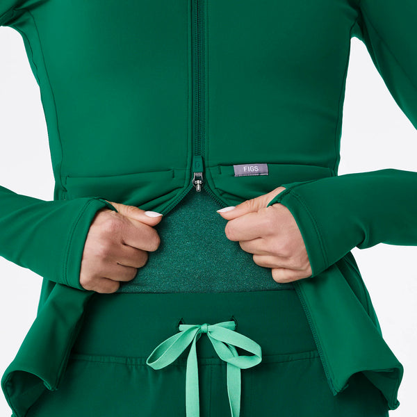 women's Hunter Green On-Shift ContourKnit™ Jacket