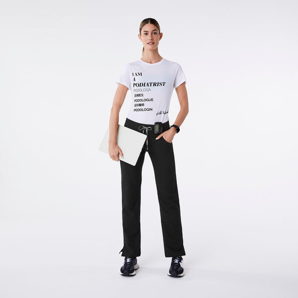 women's White Podiatrist Supersoft - Shortsleeve Underscrub