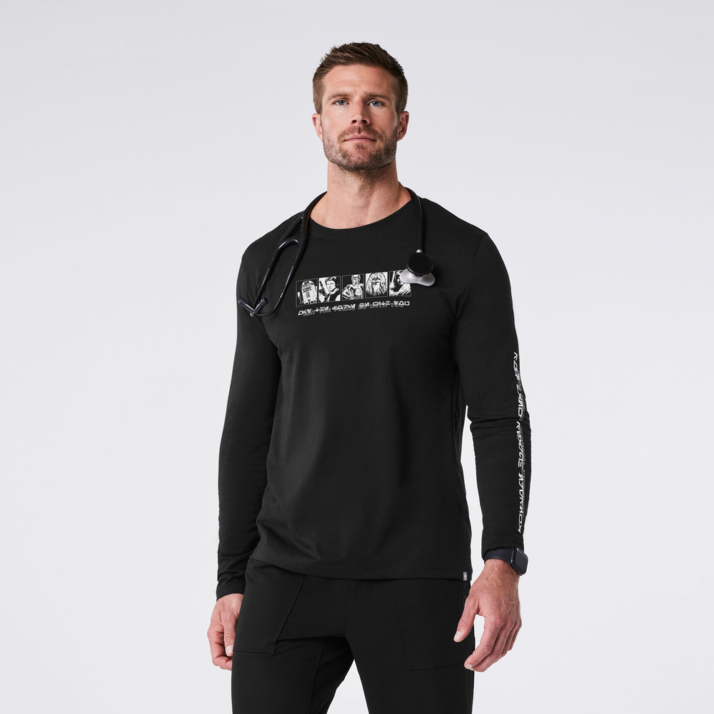 men's STAR WARS Black May The Force Supersoft - Longsleeve Underscrub™