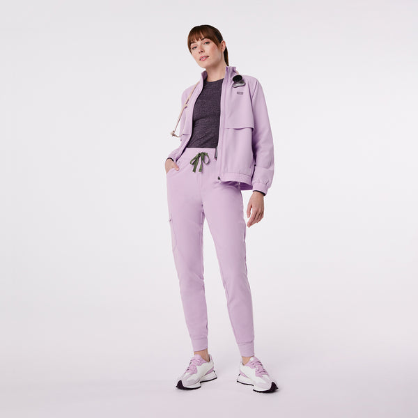 women's Lavender Haze High Waisted Zamora - Petite Jogger Scrub Pant™