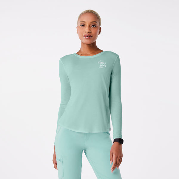 women's Seaglass Favorite Vital Sign Supersoft - Longsleeve Underscrub