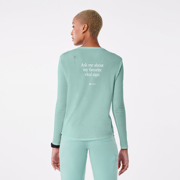women's Seaglass Favorite Vital Sign Supersoft - Longsleeve Underscrub