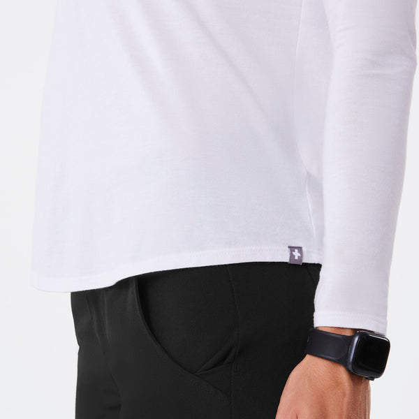 women's White VEG Supersoft - Longsleeve Underscrub
