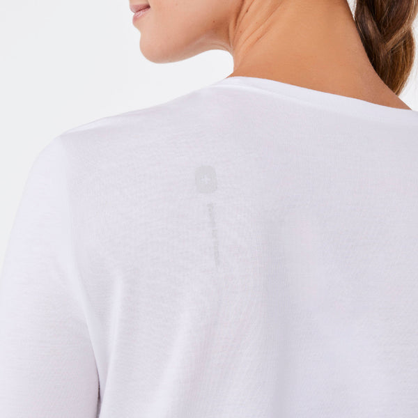 women's White VEG Supersoft - Longsleeve Underscrub