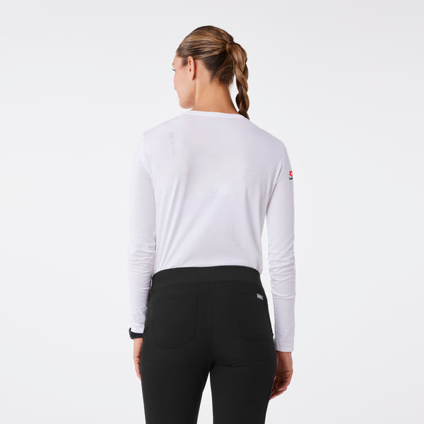 women's White VEG Supersoft - Longsleeve Underscrub