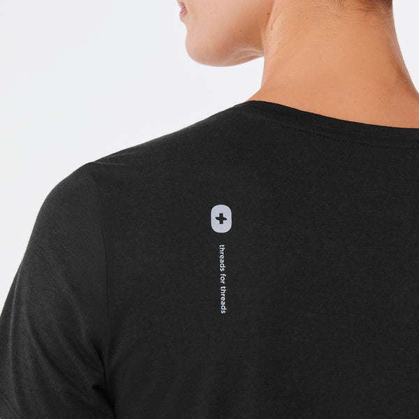 women's Black VEG Supersoft - Shortsleeve Underscrub