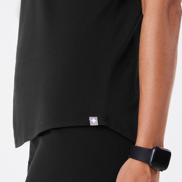 women's Black VEG Supersoft - Shortsleeve Underscrub