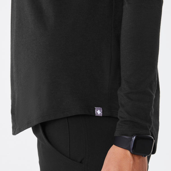 women's Black VEG Supersoft - Longsleeve Underscrub
