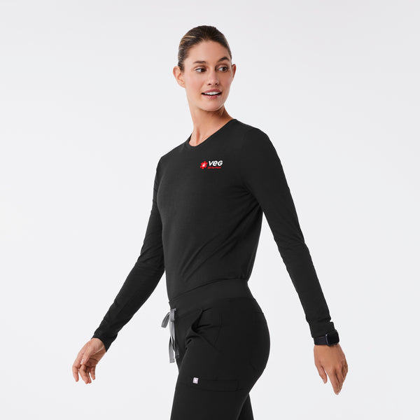 women's Black VEG Supersoft - Longsleeve Underscrub