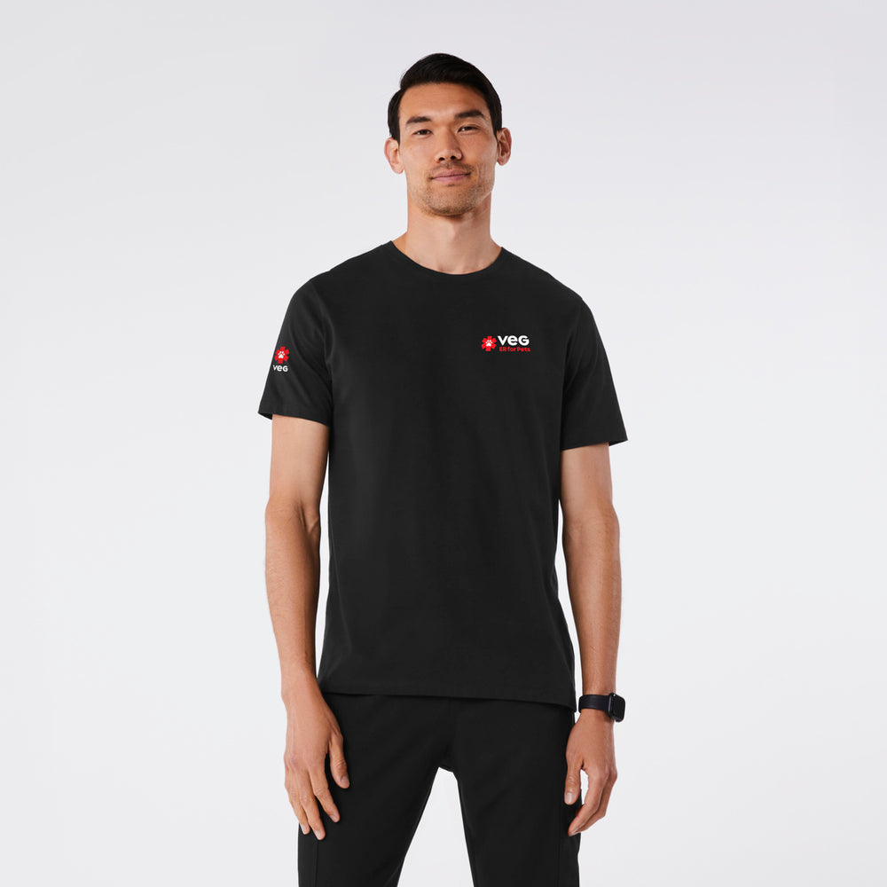 men's Black VEG Supersoft - Shortsleeve Underscrub