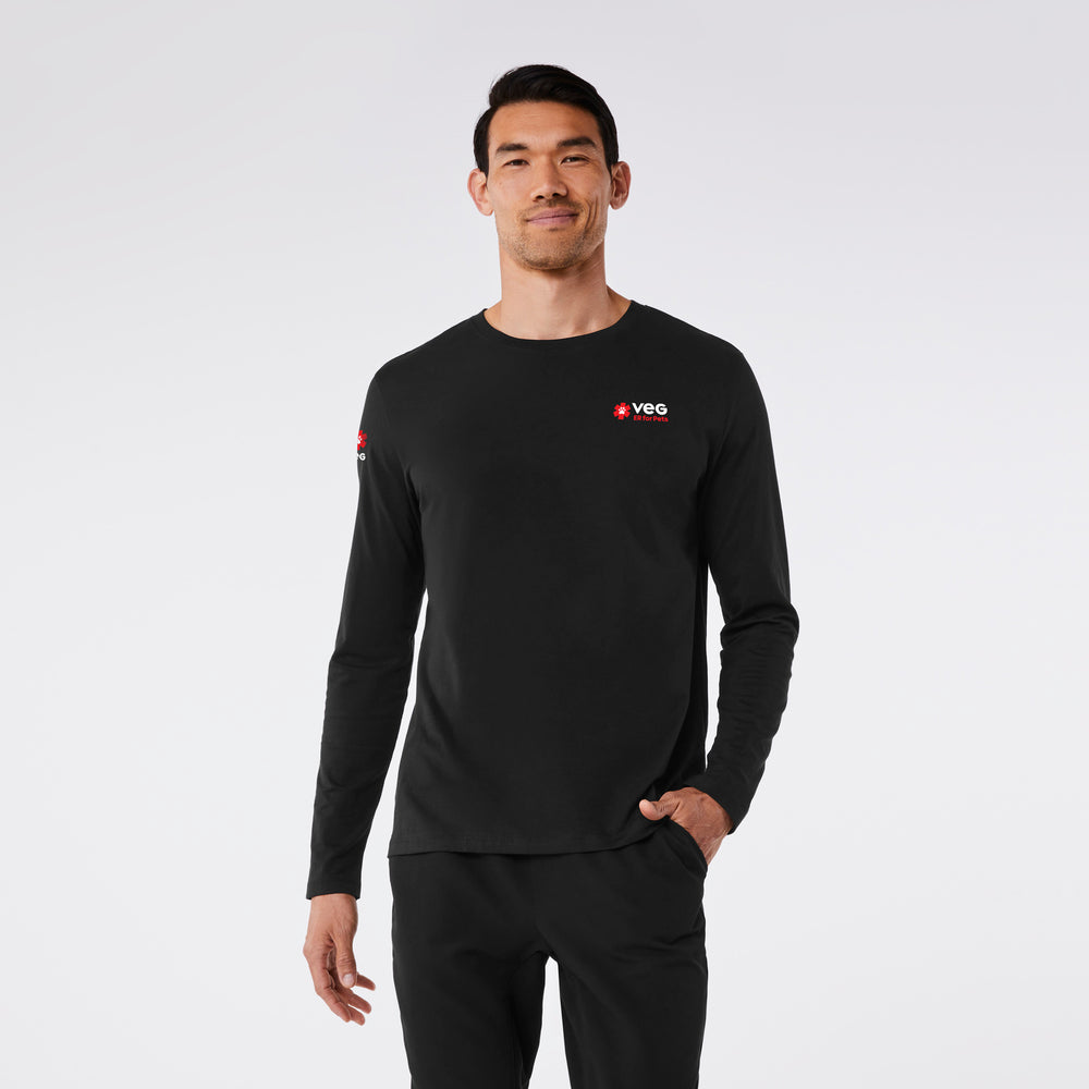 men's Black VEG Supersoft - Longsleeve Underscrub