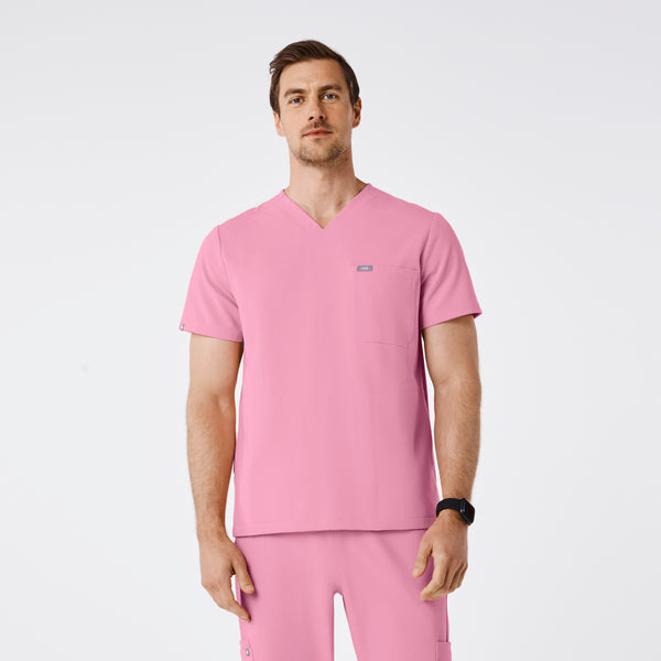 men's Chalk Pink Chisec - Three-Pocket Scrub Top™