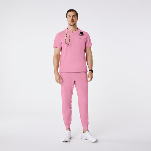 men's Chalk Pink Leon - Three-Pocket Scrub Top™