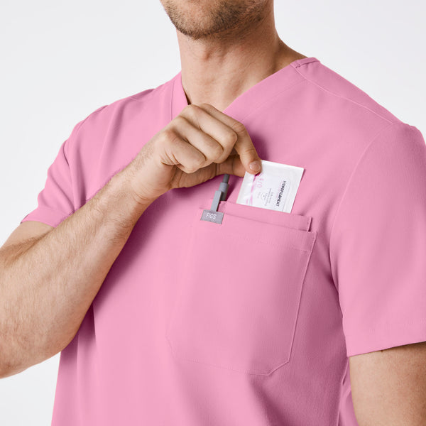 men's Chalk Pink Leon - Three-Pocket Scrub Top™