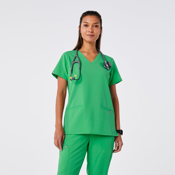 women's Emerald Casma - Three-Pocket Scrub Top™