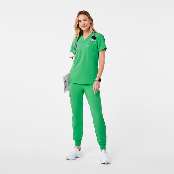 women's Emerald Catarina Petite - One-Pocket Scrub Top™