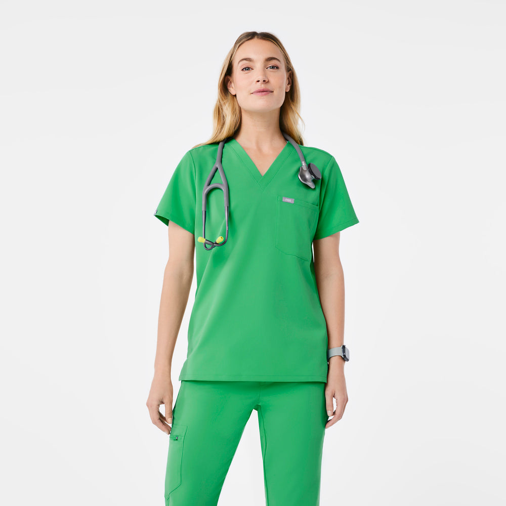 women's Emerald Catarina - One-Pocket Scrub Top™