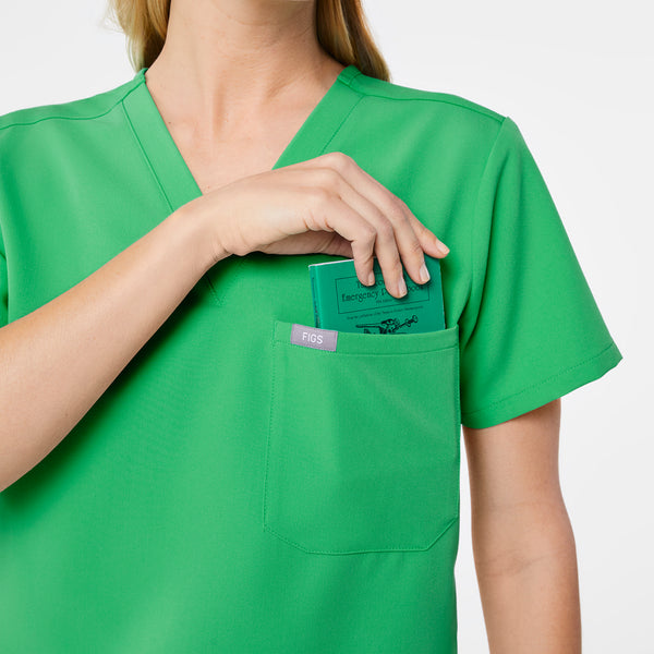 women's Emerald Catarina - One-Pocket Scrub Top™