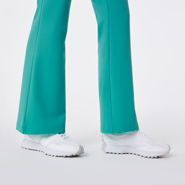 women's Oasis Cordova High Waisted Flare - Tall Scrub Pant