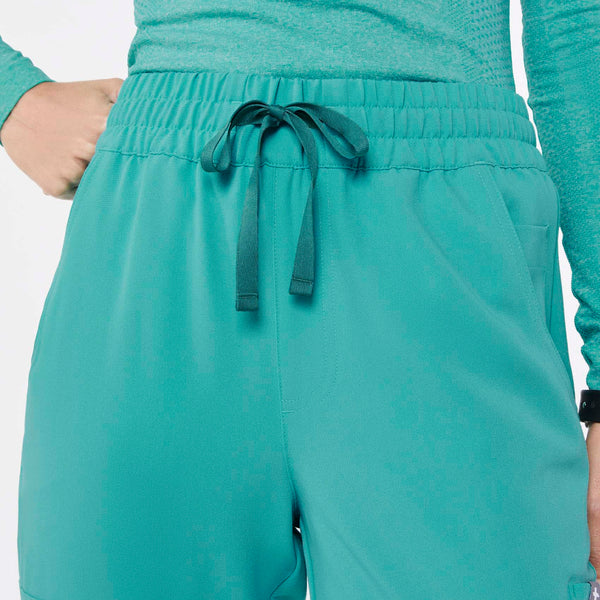 women's Oasis High Waisted Uman Relaxed - Petite Jogger Scrub Pants