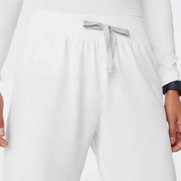 women's Optic White High Waisted Livingston - Petite Basic Scrub Pant™