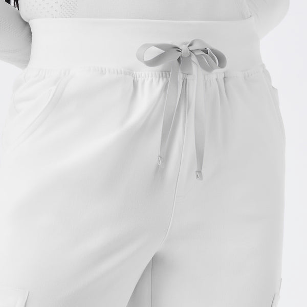 women's Optic White High Waisted Yola - Petite Skinny Scrub Pant™