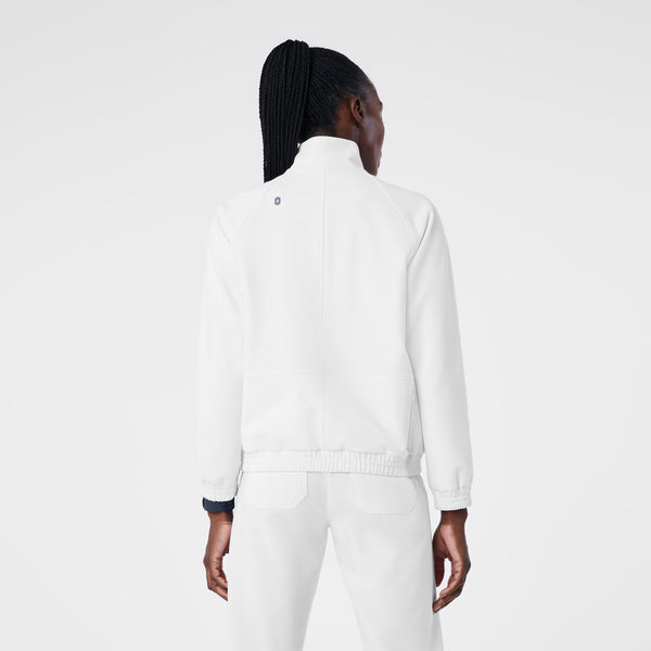 women's Optic White Sydney - Scrub Jacket