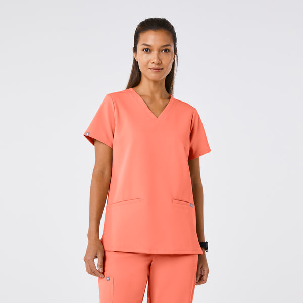 women's Sunset Drift Casma - Three-Pocket Scrub Top™
