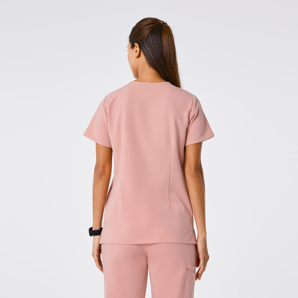 women's Pink Sand Casma - Three-Pocket Scrub Top™