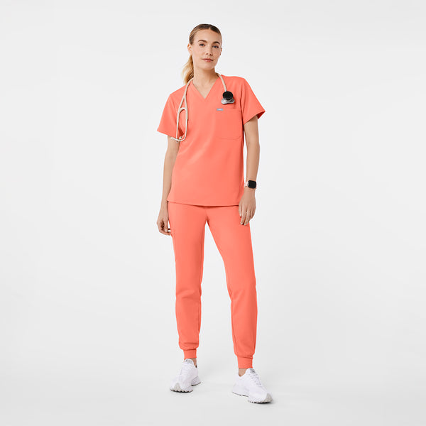 women's Sunset Drift Catarina - One-Pocket Scrub Top™