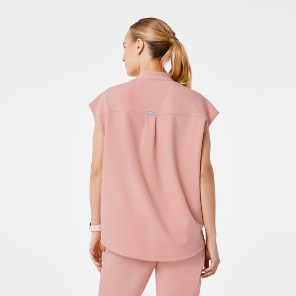 women's Pink Sand Rafaela - Oversized Scrub Top™