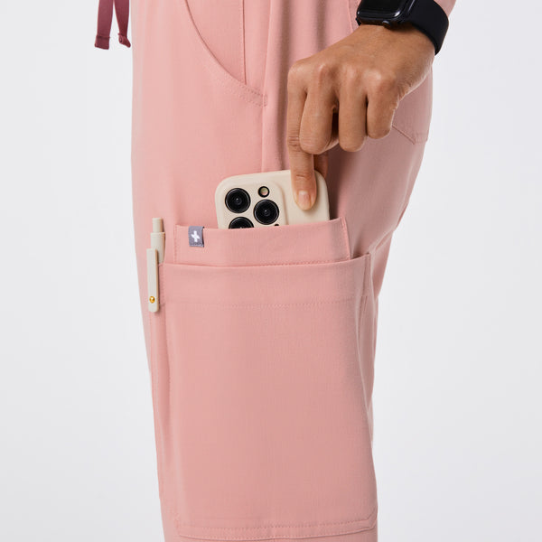 women's Pink Sand Uman Relaxed - Tall Jogger Scrub Pants