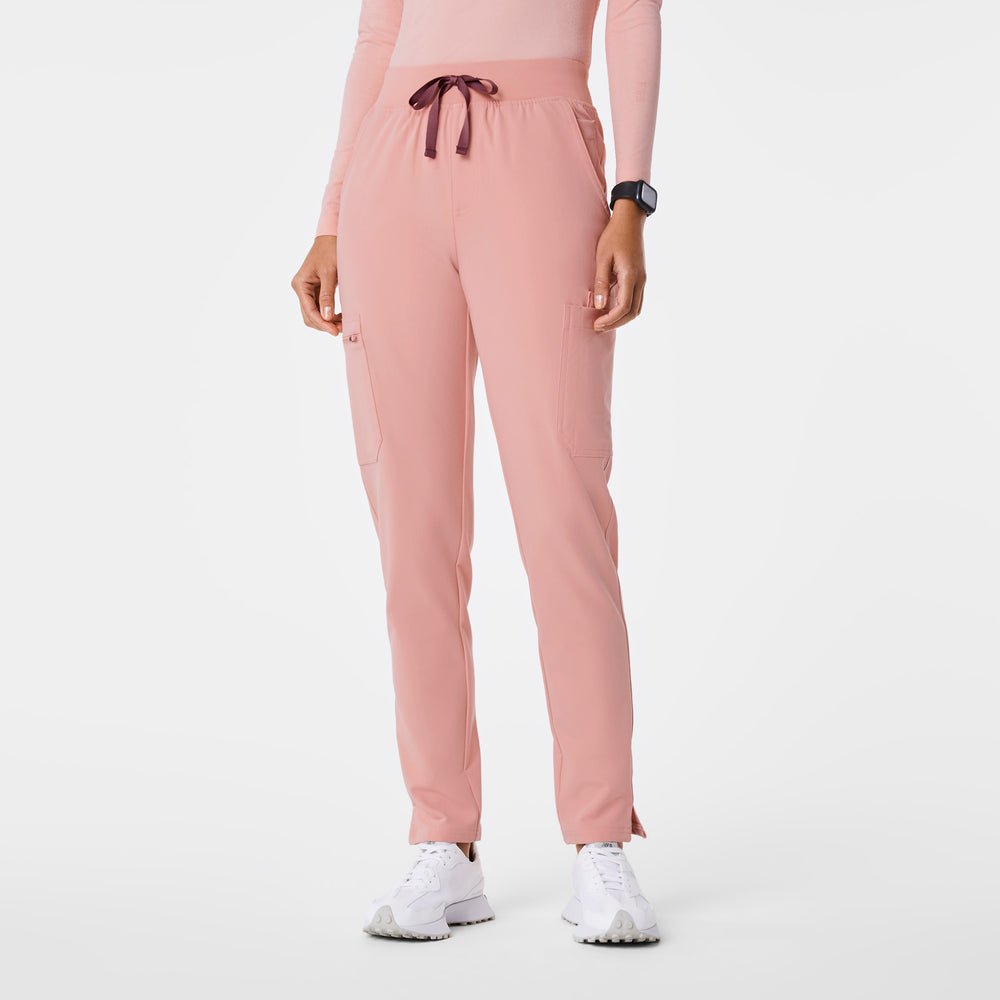 women's Pink Sand High Waisted Yola - Petite Skinny Scrub Pant™