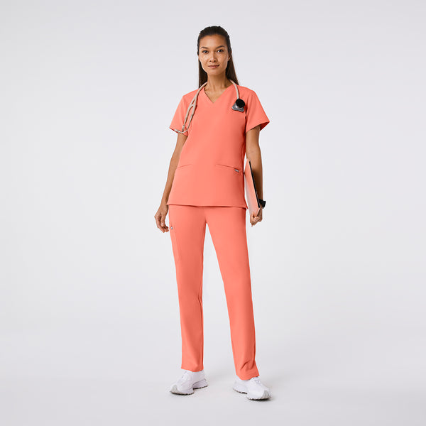 women's Sunset Drift Casma - Three-Pocket Scrub Top™