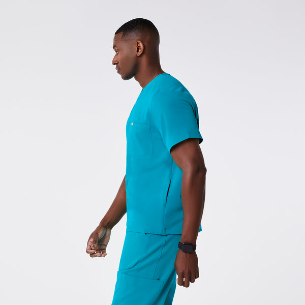 men's Teal Chisec - Three-Pocket Scrub Top™