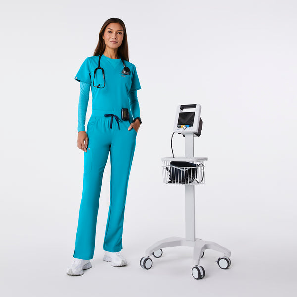 women's Teal Kade - Cargo Scrub Pant™