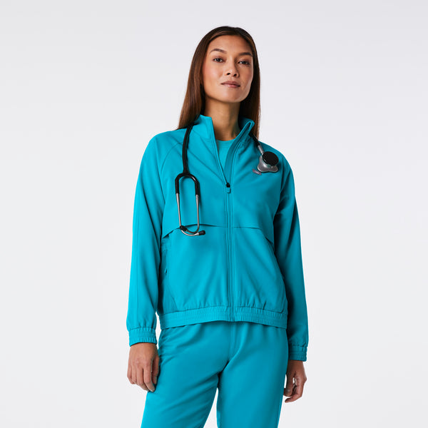 women's Teal Sydney -  Scrub Jacket