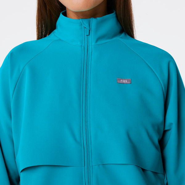 women's Teal Sydney -  Scrub Jacket