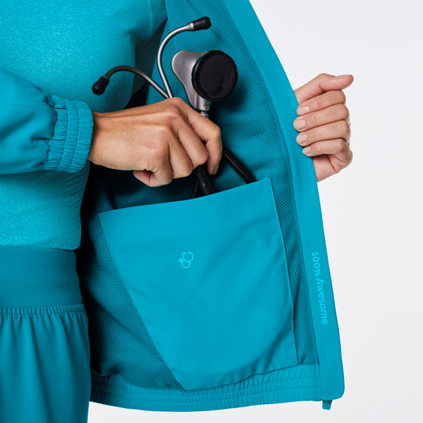 women's Teal Sydney -  Scrub Jacket