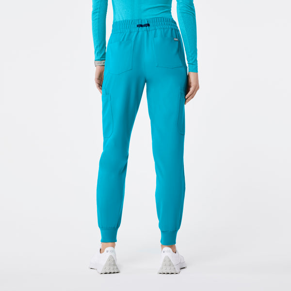 women's Teal Uman Relaxed - Jogger Scrub Pant