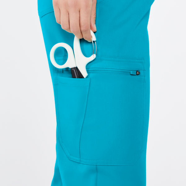 women's Teal Uman Relaxed - Jogger Scrub Pant