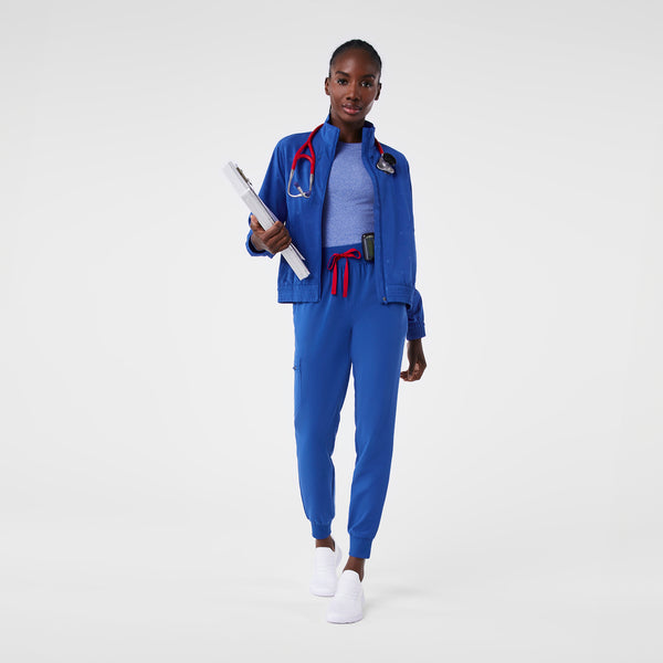 women's Winning Blue High Waisted Zamora - Petite Jogger Scrub Pant™
