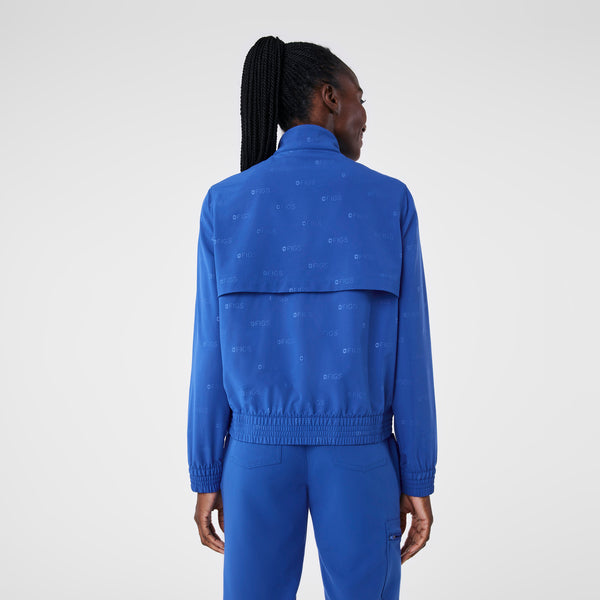 women's Winning Blue On-Shift Embossed - Scrub Jacket™