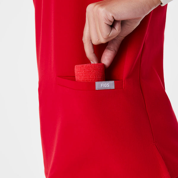 women's Winning Red Casma - Three-Pocket Scrub Top™