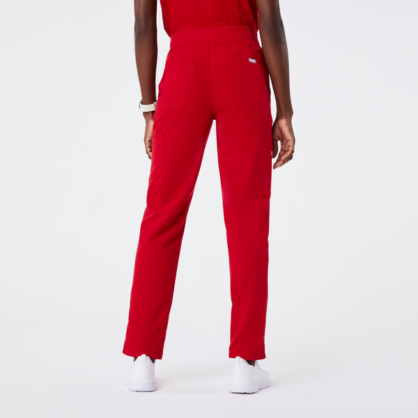 women's Winning Red High Waisted Yola - Tall Skinny Scrub Pant™